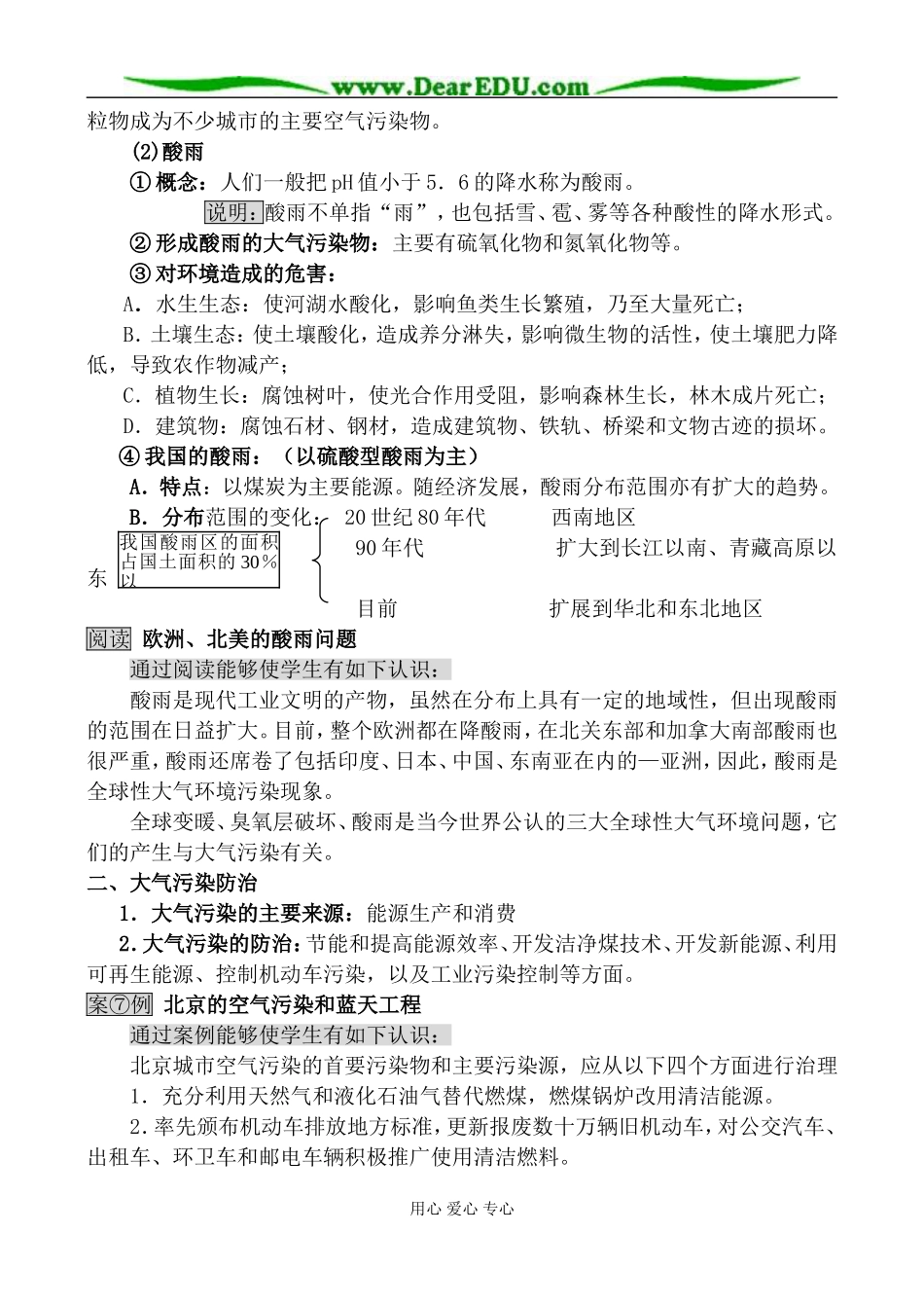 新人教版高中地理选修6大气污染及其防治_第3页