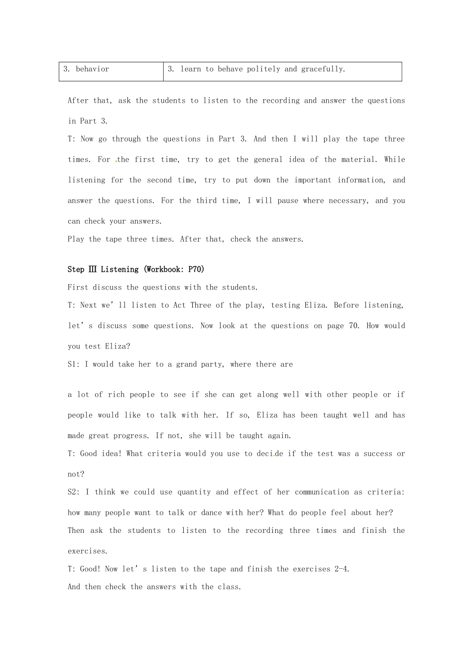 高中英语 Unit4第5课时（Listening）教案 新人教版选修8_第3页