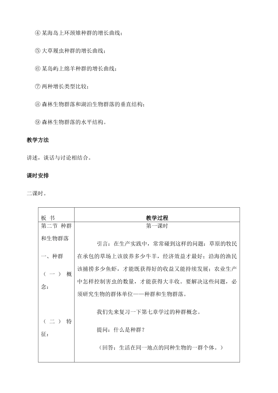 人教版高中生物必修2种群和生物群落1_第2页