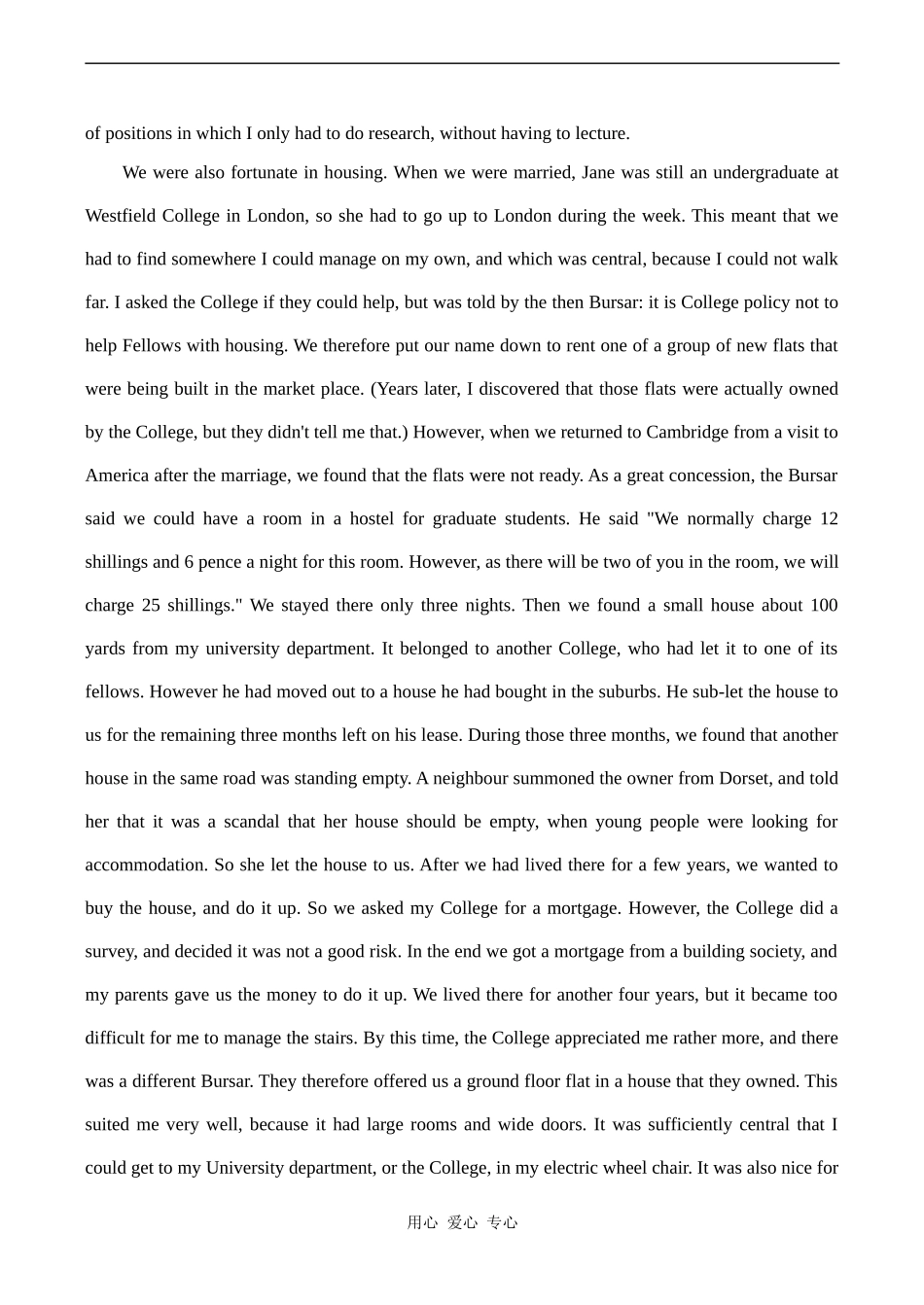 高中英语Unit1 Great scientists文章 Disability-My Experience with ALS人教版必修五_第3页