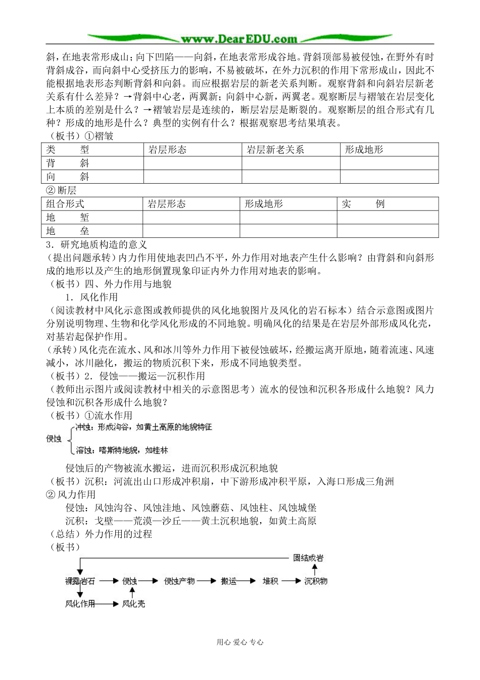 人教版高中地理必修上册地壳变动与地表形态_第2页