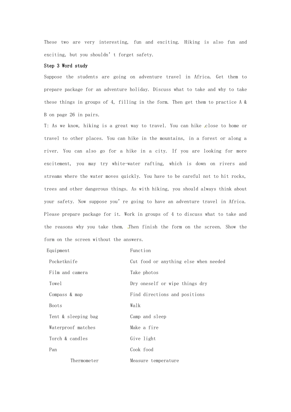 山东省冠县武训高级中学高中英语 unit2（word）教案_第3页