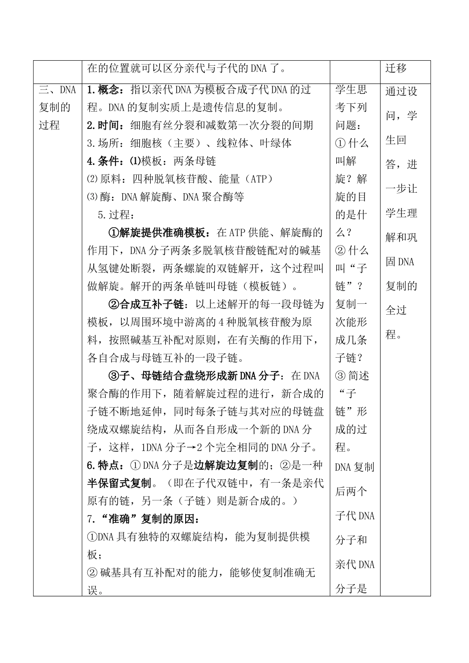 新人教版必修2高中生物DNA的复制1_第3页