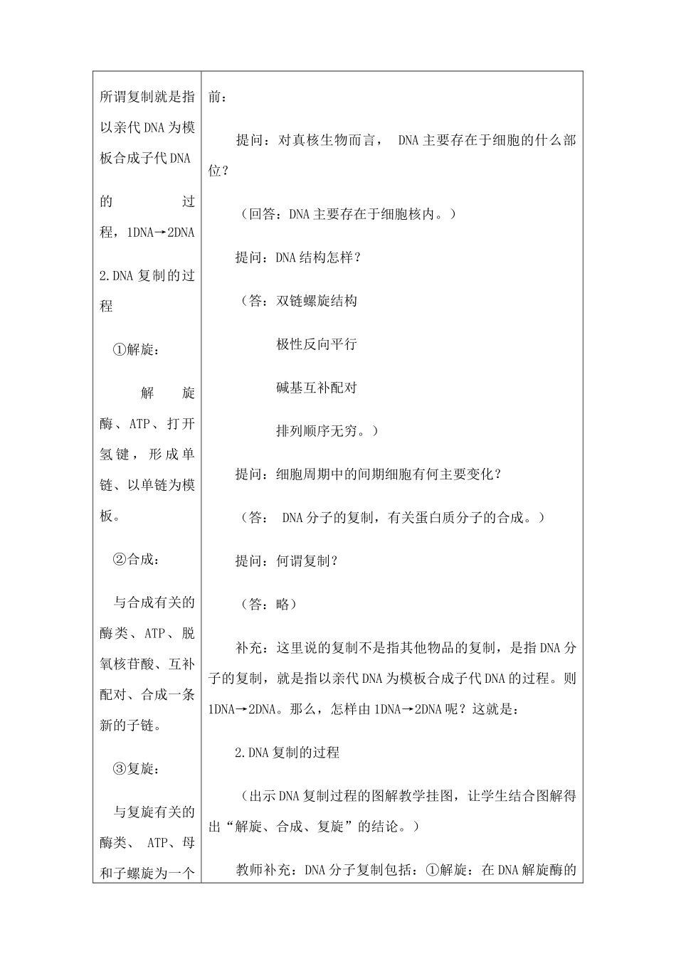 人教版高中生物必修2遗传的物质基础--DNA分子的结构和复制2_第2页