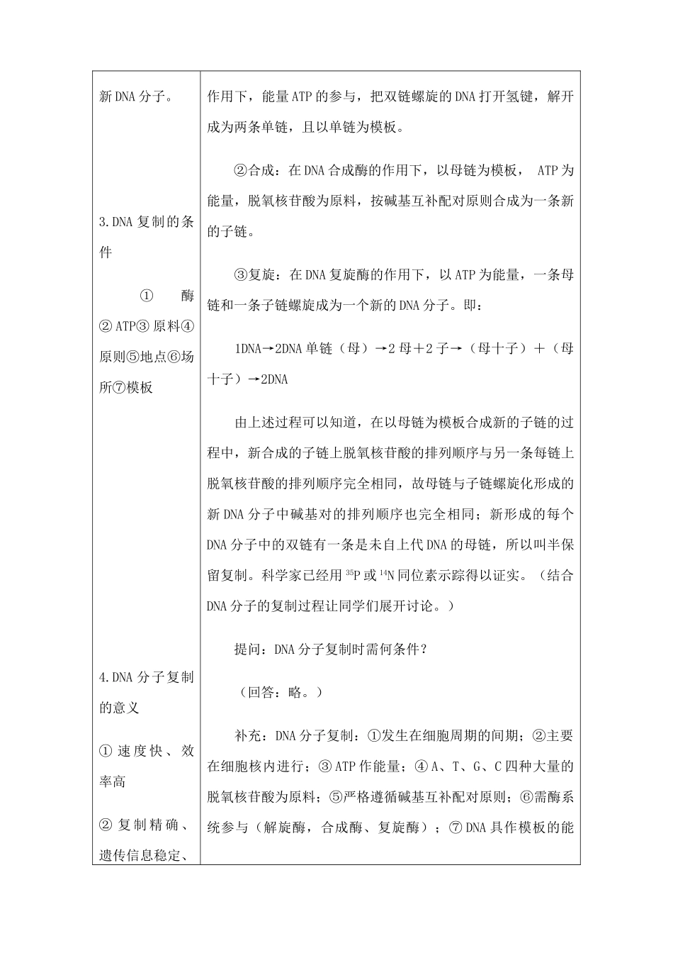 人教版高中生物必修2遗传的物质基础--DNA分子的结构和复制2_第3页