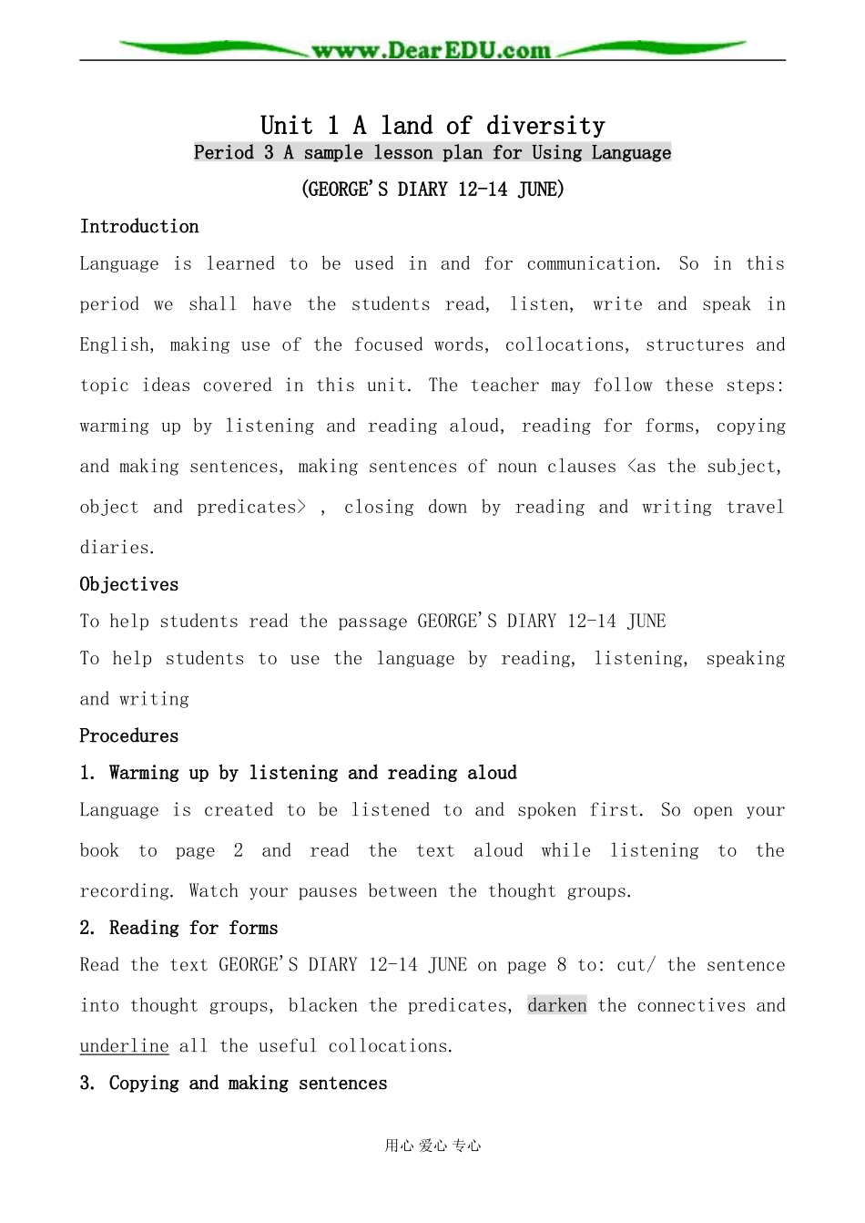 人教版英语选修8 Unit1 A land of diversity--Period3_第1页