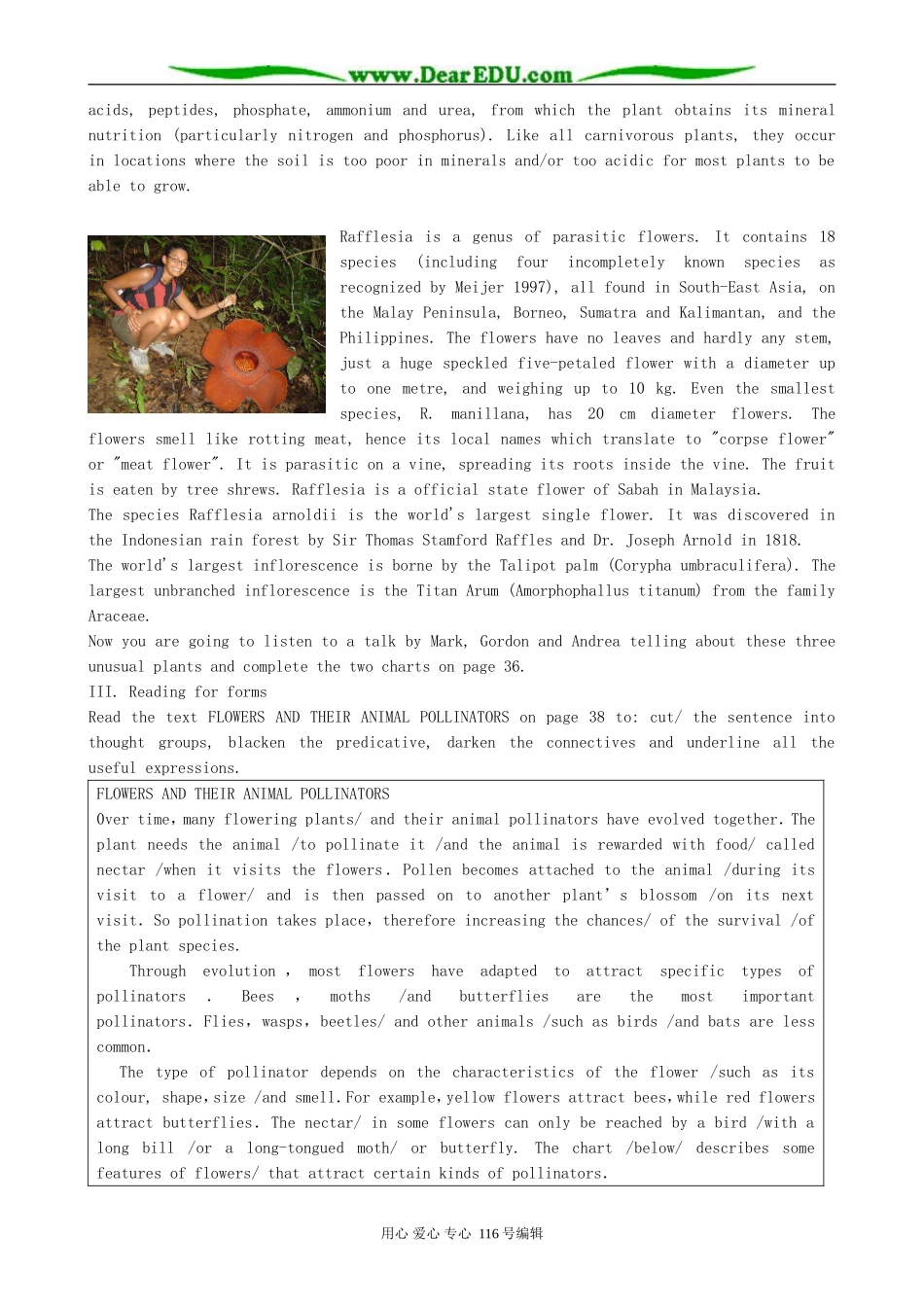 高中英语Unit 4 Exploring plants-using language_第2页