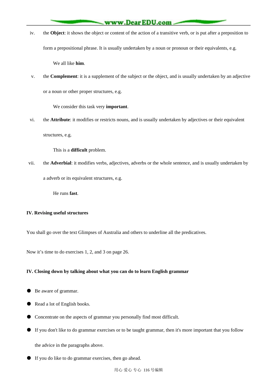 高中英语Unit 3 Australia Learning about Language_第3页