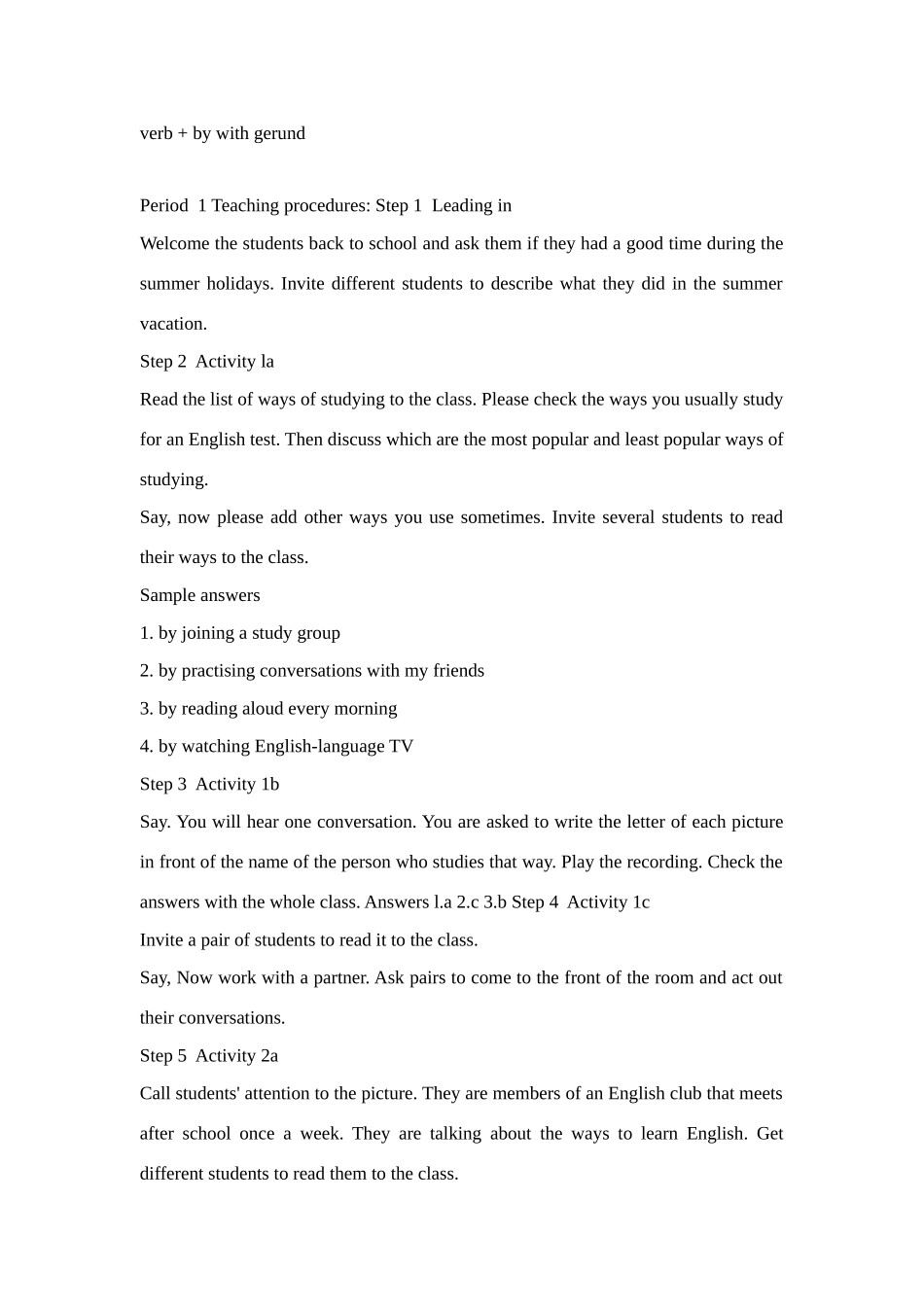 八年级英语下册：Unit2 one How do you study for a test（教案6）鲁教版_第2页