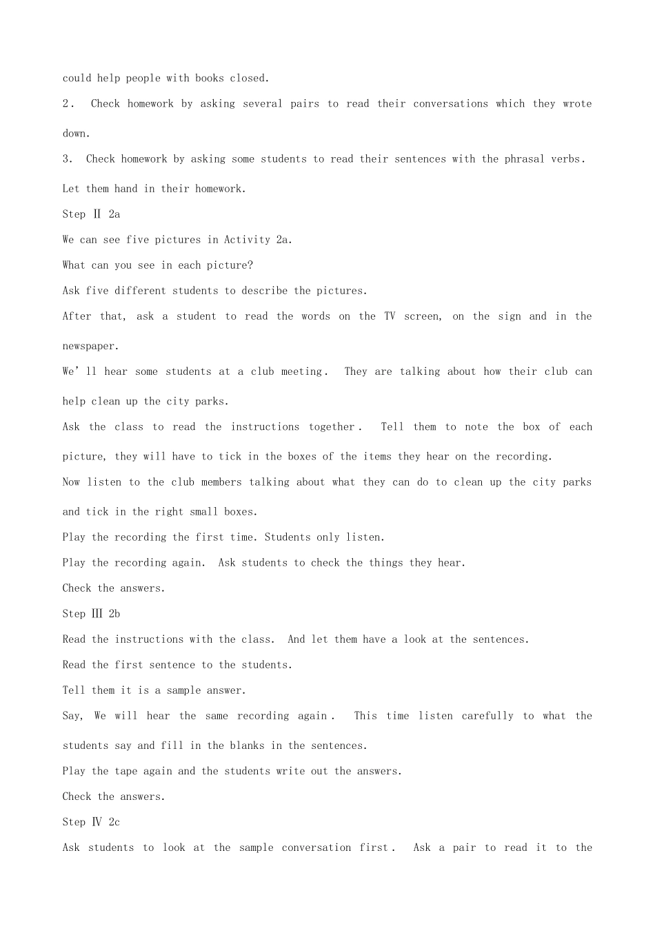 九年级英语Unit 8 I’ll help clean up the city parks（2）_第2页