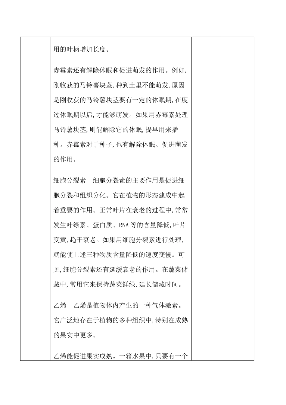 新人教版必修3高中生物其他植物激素教案_第3页
