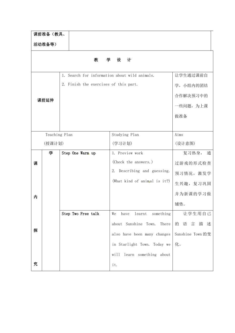 江苏省海安县大公初级中学八年级英语下册《8B Unit 1 Past and present》Period 5 Integrated skills教案 牛津版_第2页