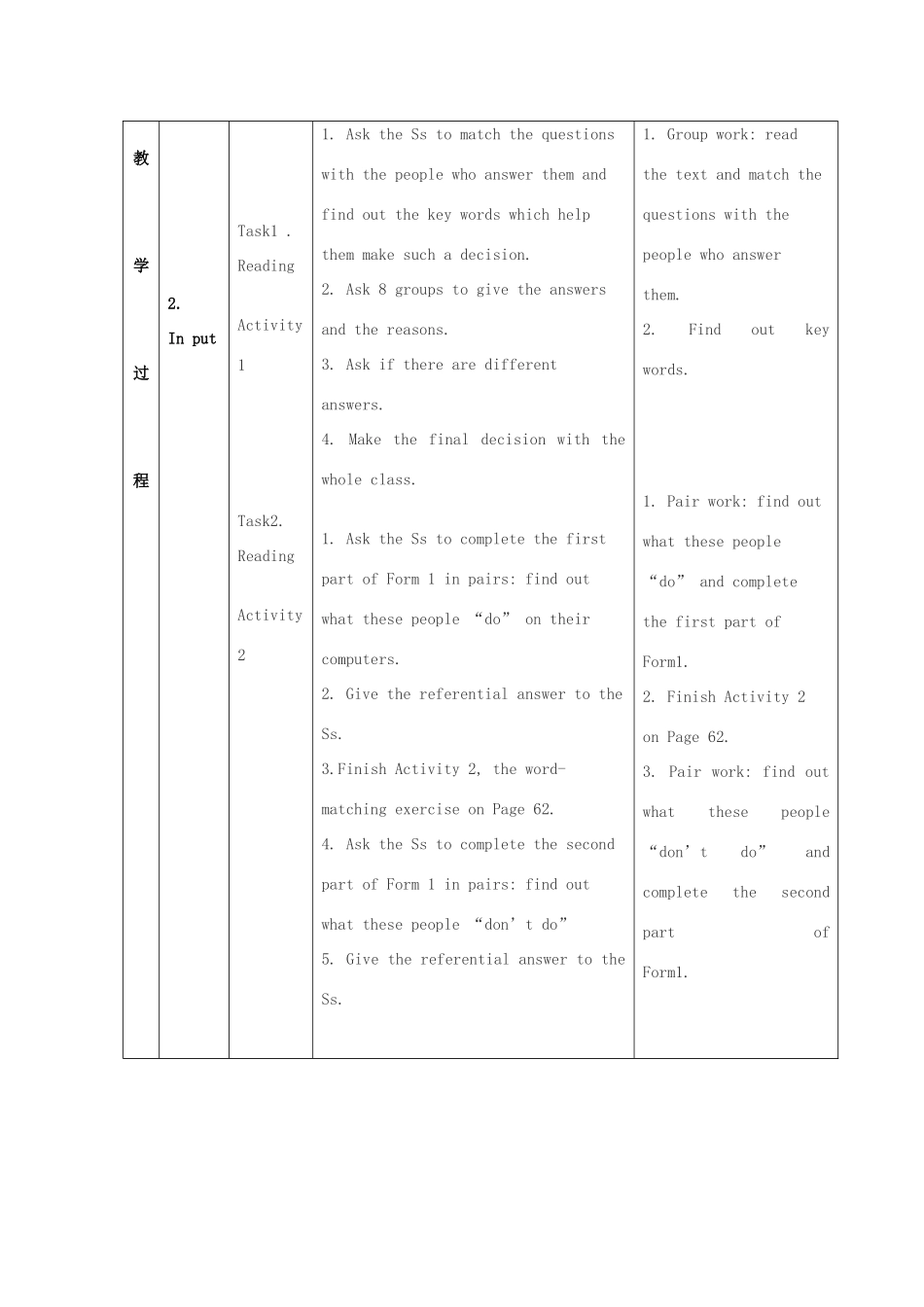 七年级英语 Module 10 Computers Unit 2 How often do you use a computer 教案及练习题 外研版_第3页