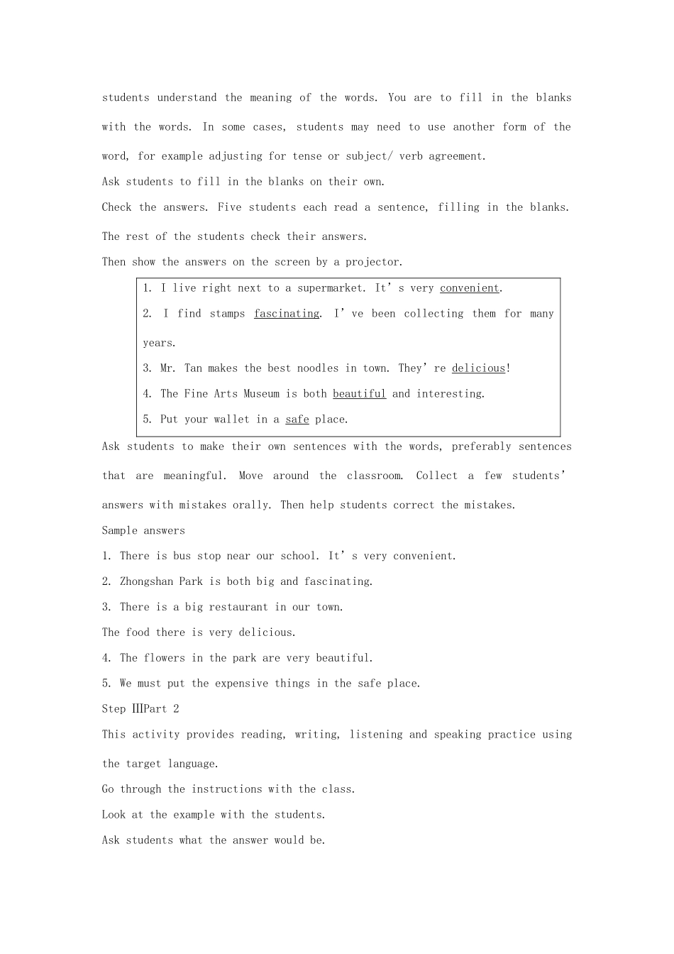 九年级英语全册 Unit 11 Could you please tell me where the restrooms are The 6th Period示范教案 人教新目标版_第2页