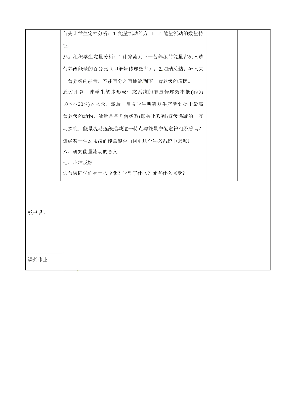 江苏省新沂市第二中学高中生物《4.2 生物系统的稳态（第1课时）》教案 苏教版必修3_第3页