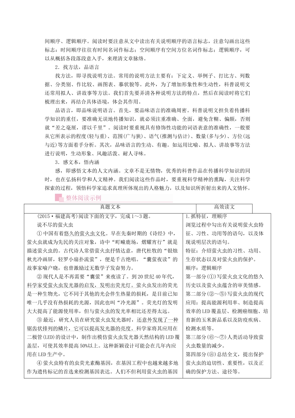 高考语文一轮复习 专题十三 实用类文本阅读（科普）讲义-人教版高三全册语文教案_第2页