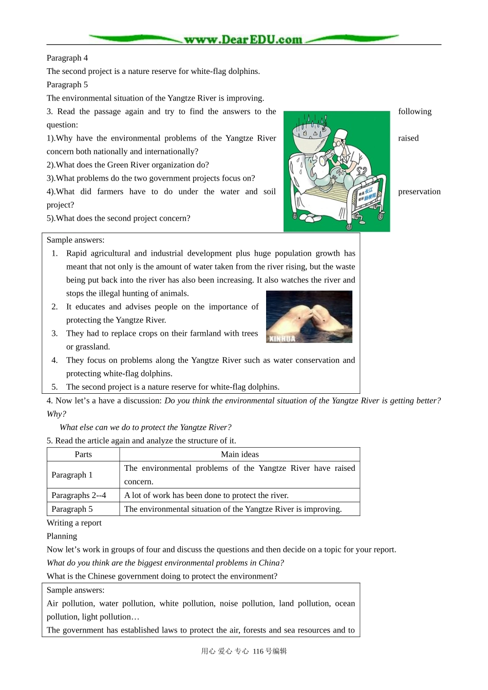 高中英语必修5Unit 2 Environment-Project Writing a report(1)_第2页
