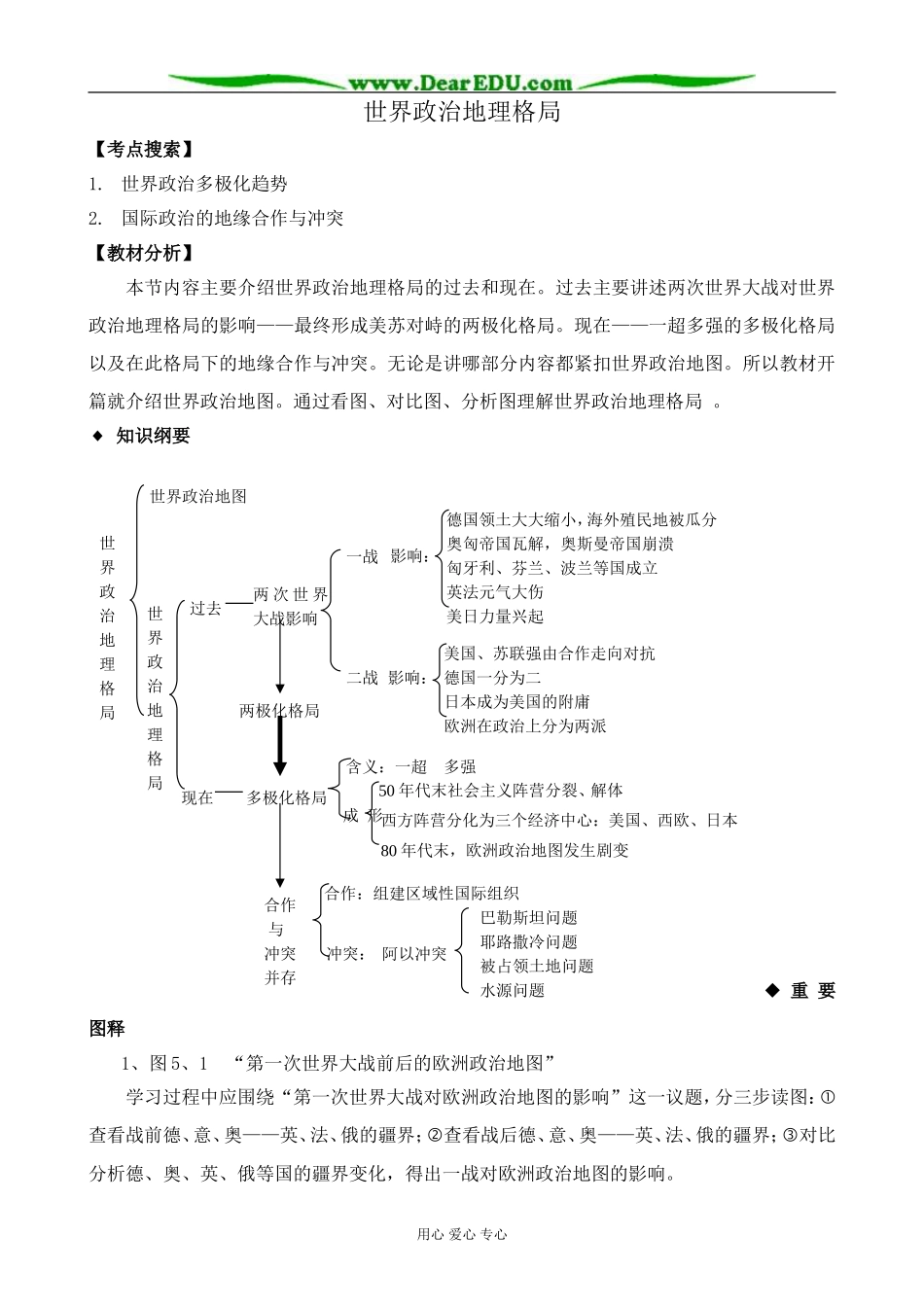 人教版高中地理选修1世界政治地理格局1_第1页