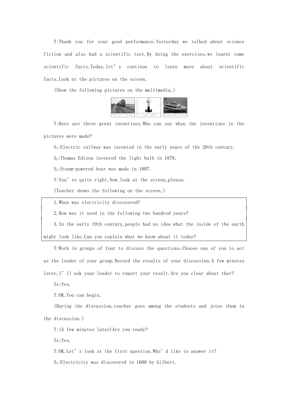 高二英语 Unit12 Fact and fantasy（第二课时）教案 人教版_第2页