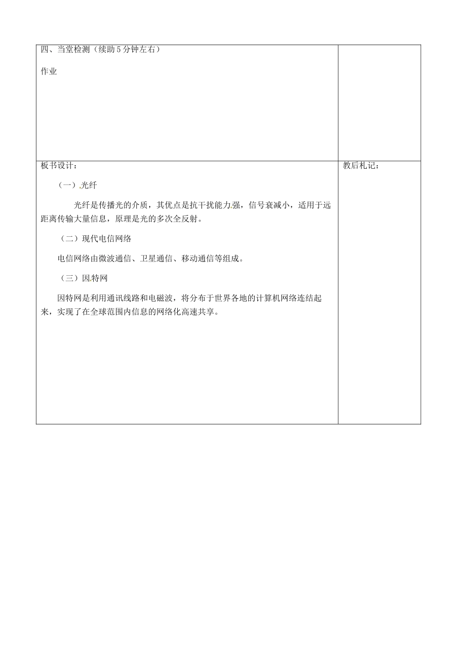 山东省济南市辛寨乡辛锐中学九年级物理全册 踏上信息高速公路六助教学法实施教案 沪科版_第3页