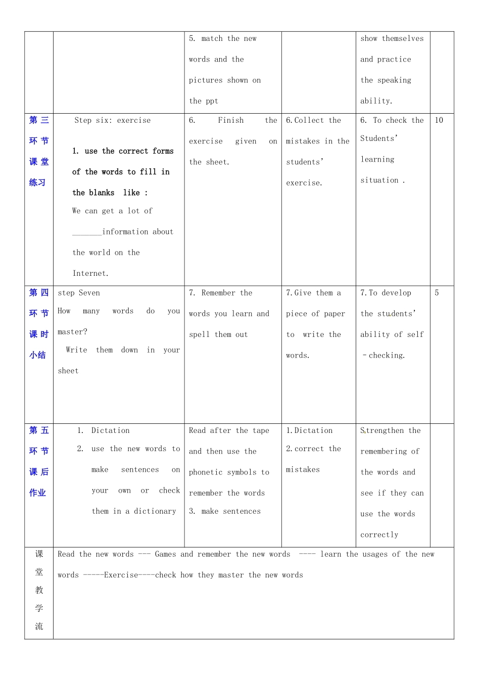 七年级英语上册 Unit 7 School club教案1 （新版）牛津深圳版-牛津深圳版初中七年级上册英语教案_第3页