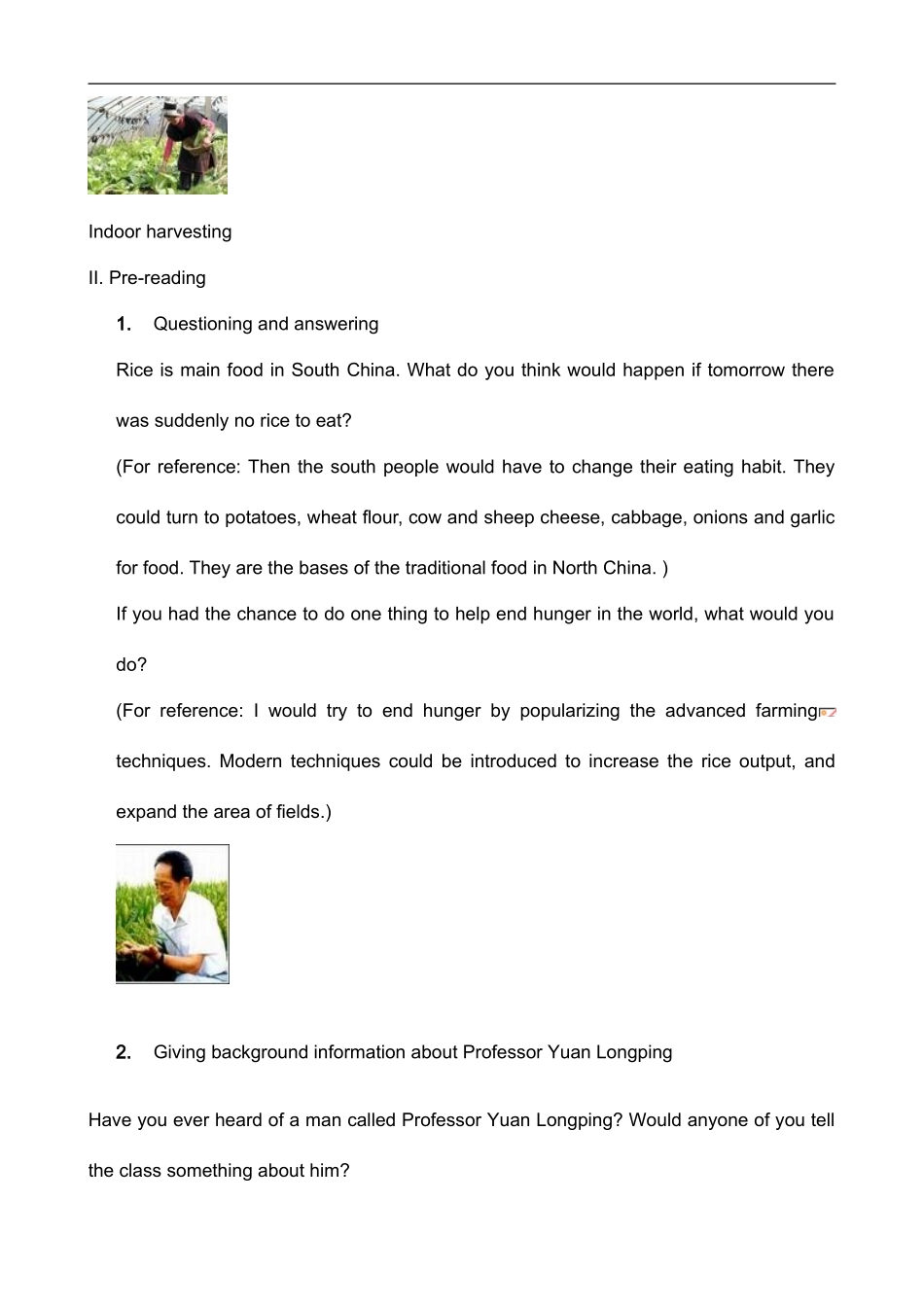 高中英语Unit 2 Working the land 人教版必修四_第3页