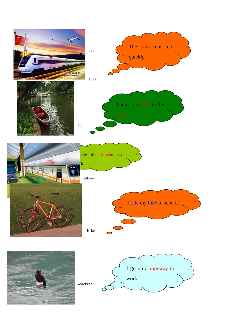 山东省枣庄市峄城区吴林街道中学七年级英语下册 Unit 3《How do you get to school》（第一课时）教案 （新版）人教新目标版_第2页