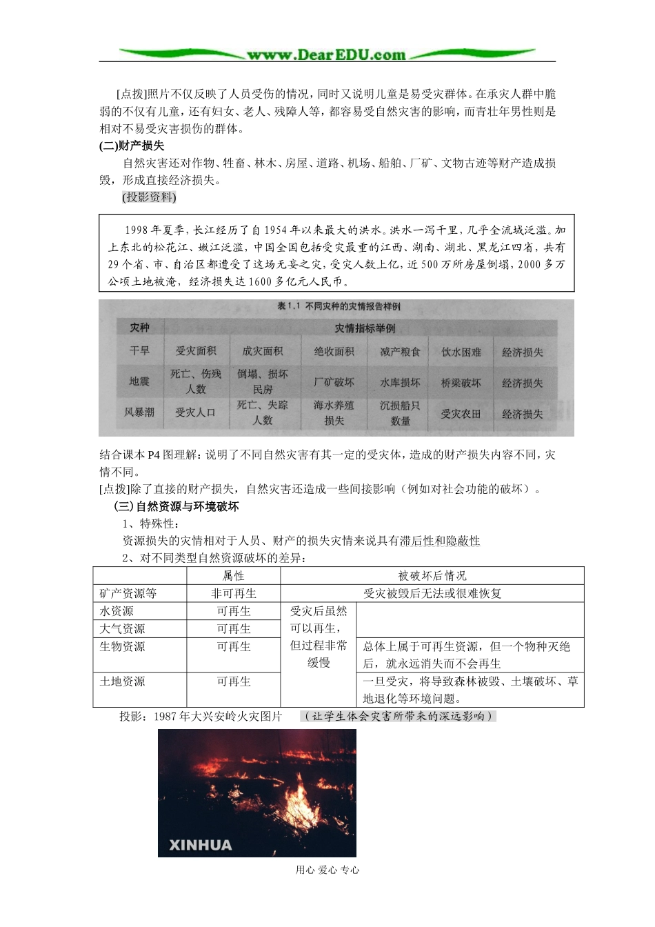 人教版选修五高中地理自然灾害及其影响教案_第3页