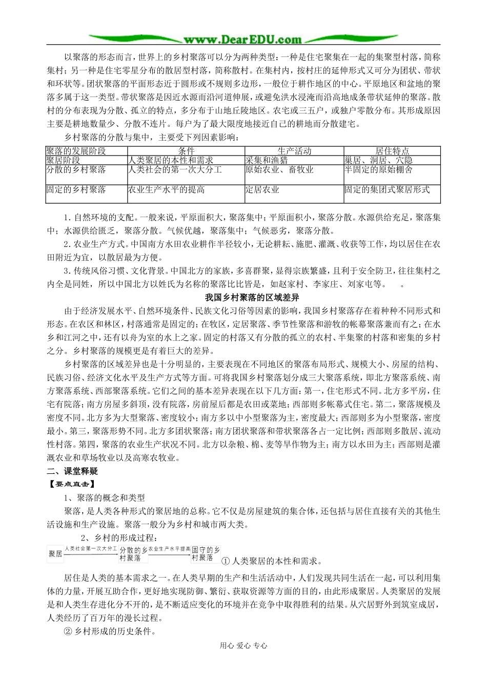 人教版高中地理必修下册聚落的形成3_第2页