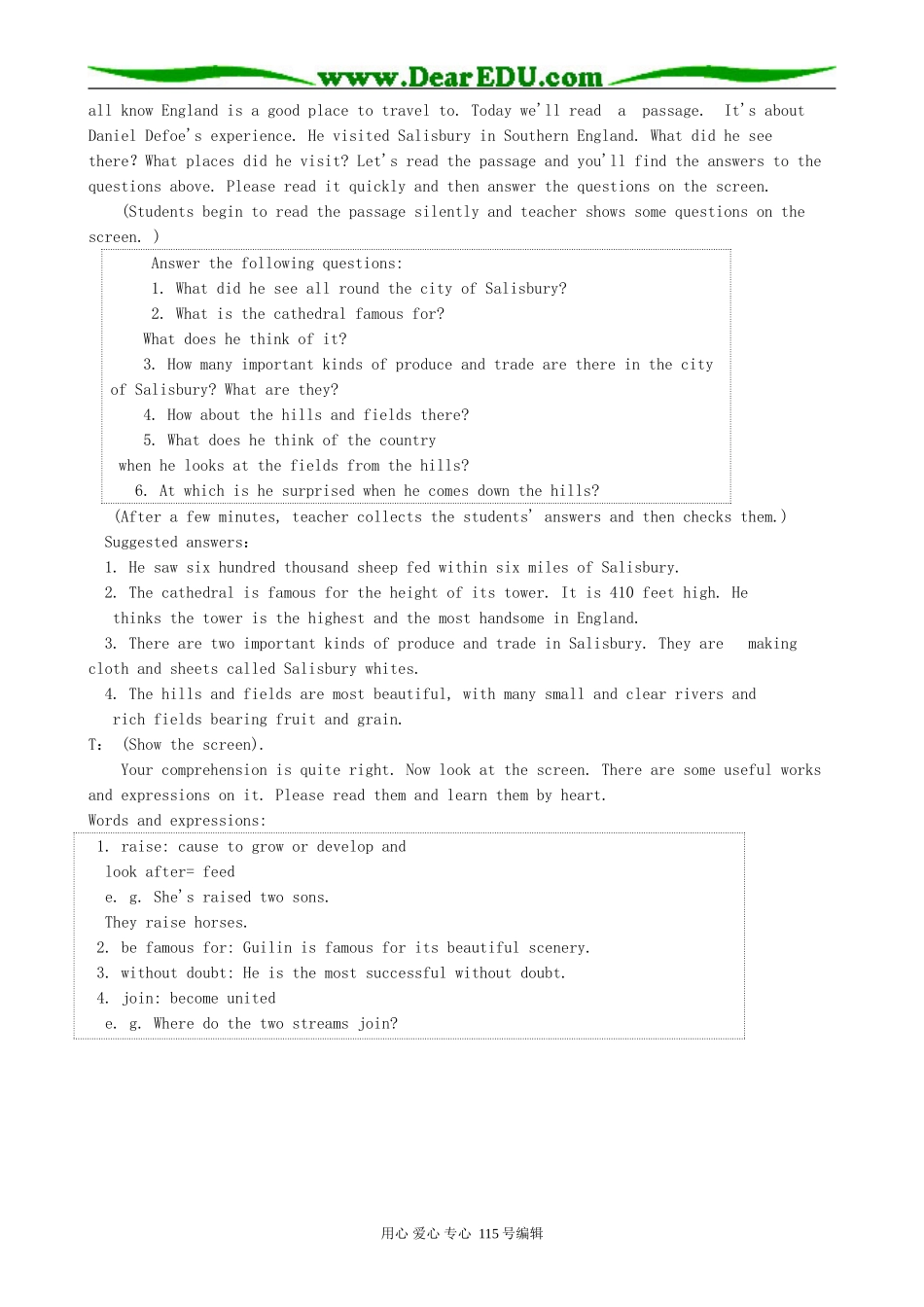 高中英语第二册上Unit 5 The Fourth Period_第2页