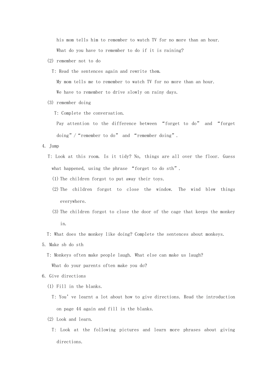 七年级英语下册 Unit 4 Finding your way Reading II教案 （新版）牛津版-（新版）牛津版初中七年级下册英语教案_第3页