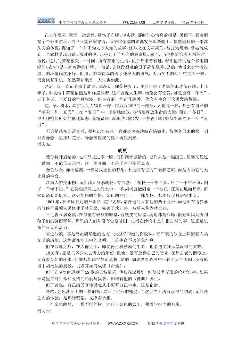 高考作文的点题（学生）_第3页