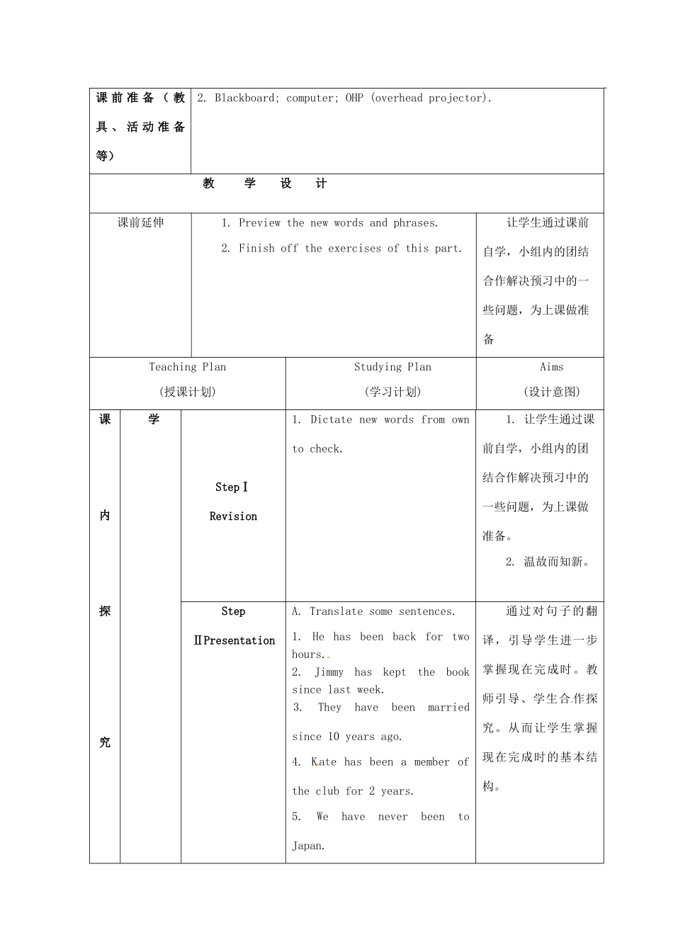 江苏省海安县大公初级中学八年级英语下册《8B Unit 1 Past and present》Period 1 Comic strip& welcome to the unit教案 牛津版_第2页