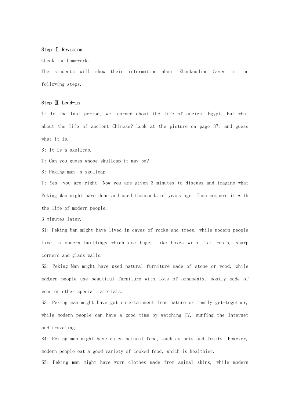 高中英语 Unit5第2课时 The Second Period Reading教案 新人教版选修8_第2页