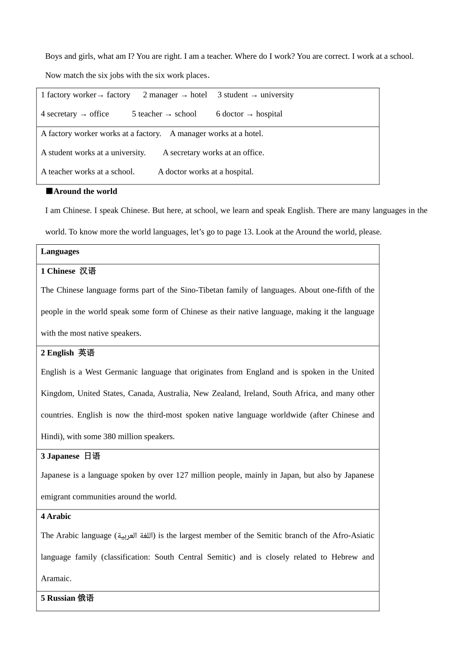 七年级英语Module2 Unit3教案 外研社_第3页
