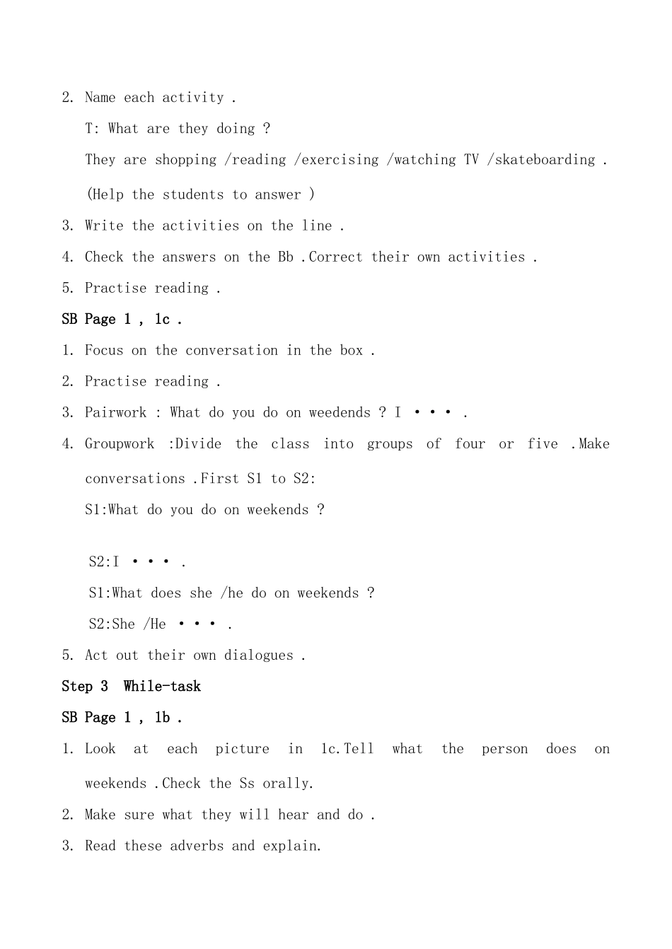 八年级英语上册教案全集（精品）人教版_第2页