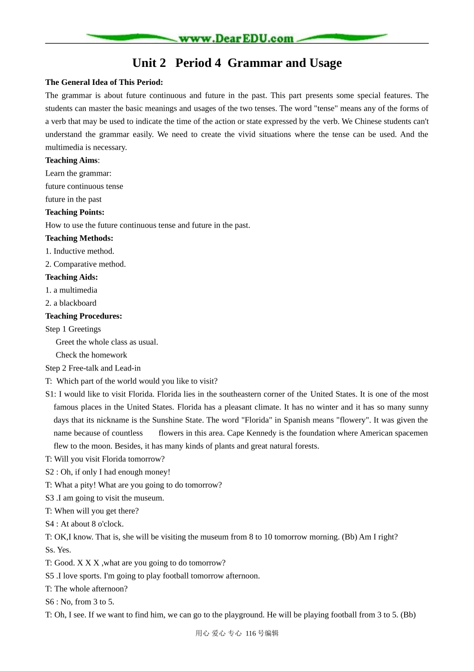 高中英语Unit 2 Period 4  Grammar and Usage_第1页