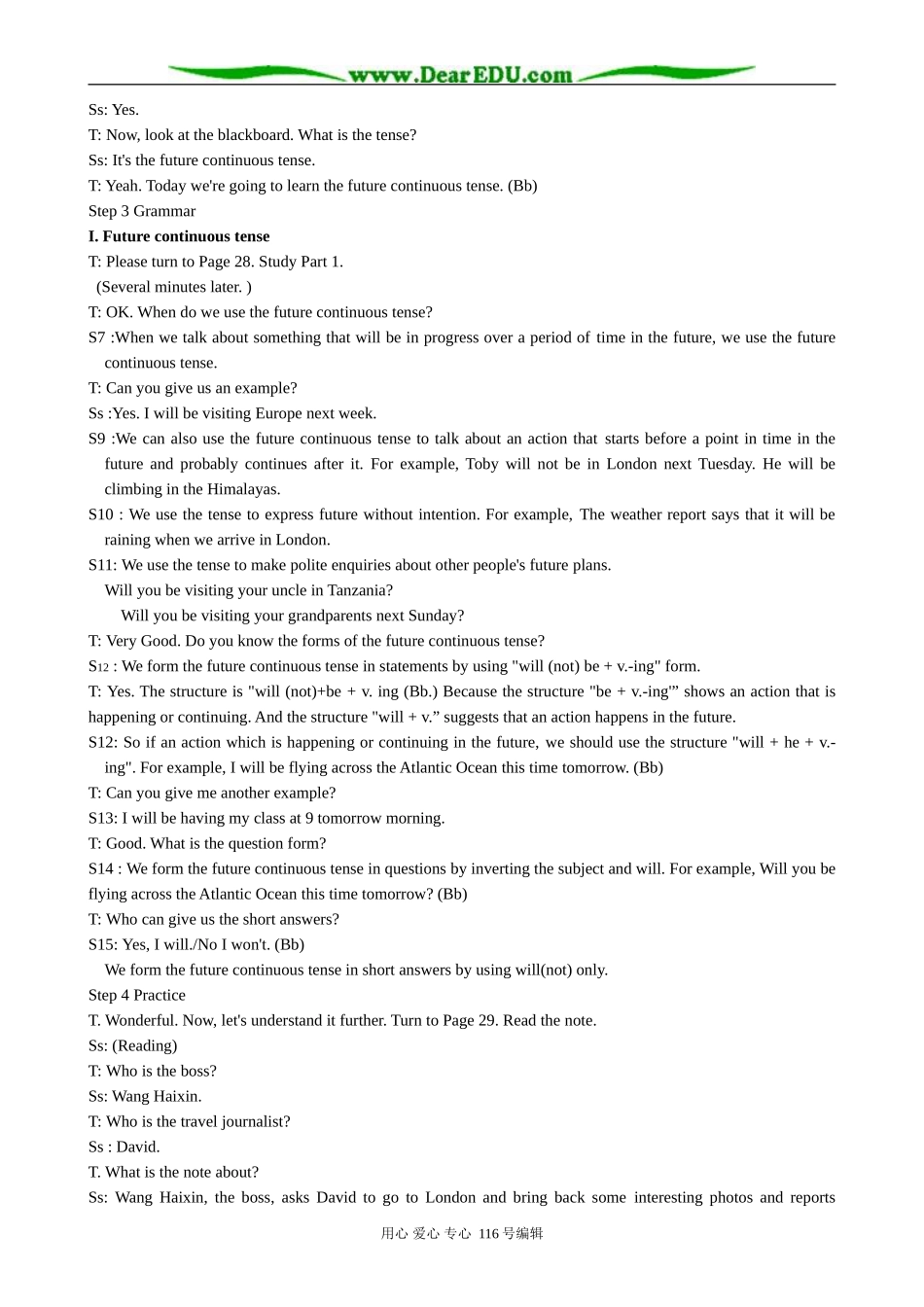 高中英语Unit 2 Period 4  Grammar and Usage_第2页