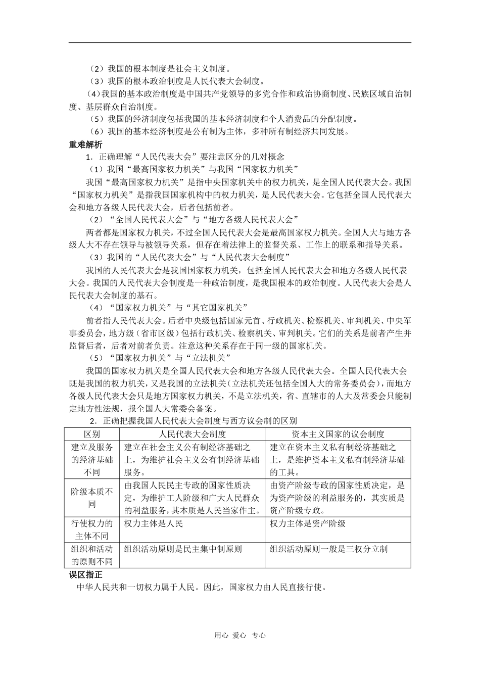 高中政治：《我国的人民代表大会制度》学习指要（新人教版）_第2页