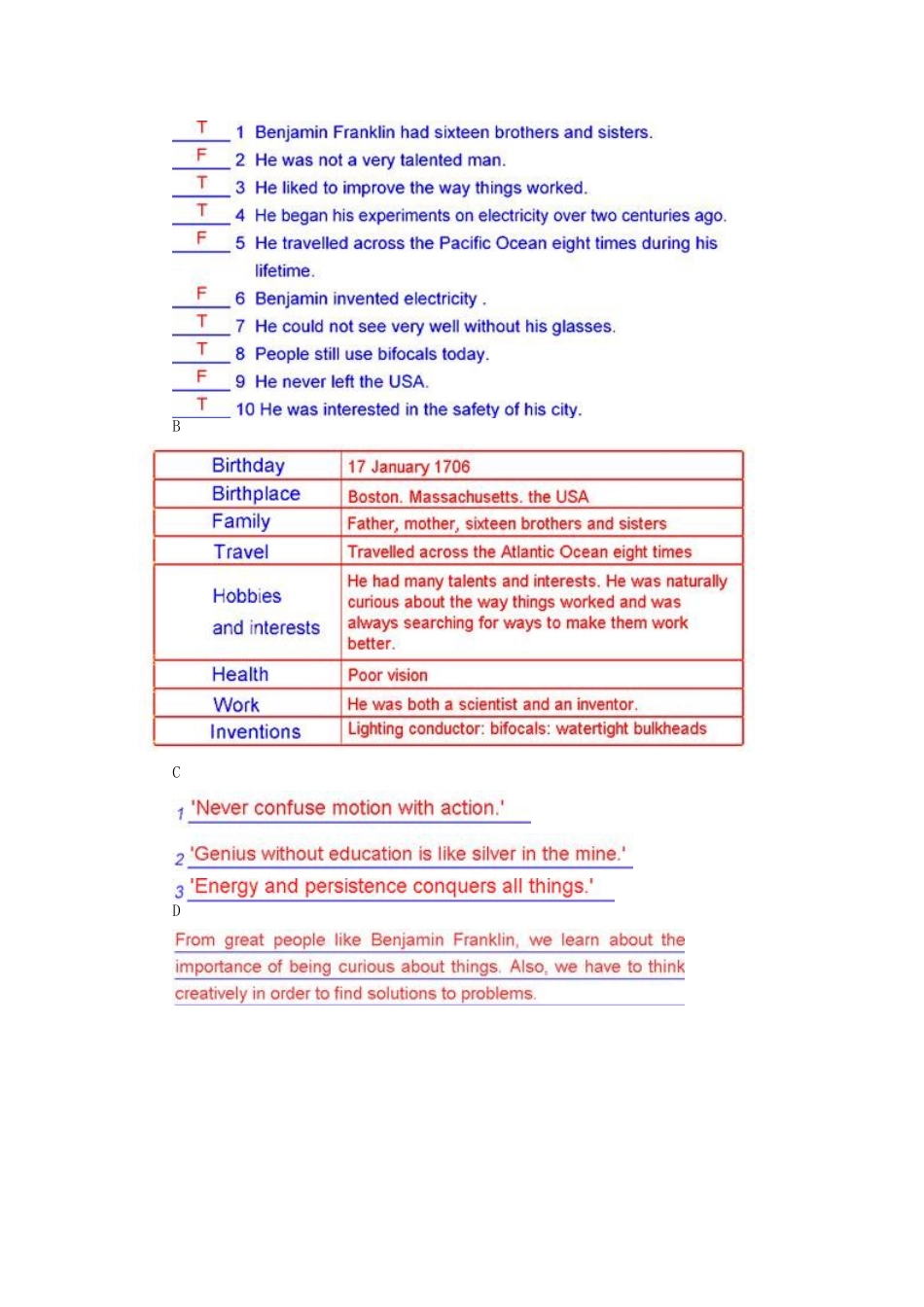 九年级英语下册 Chapter 3 A success story Language，writing and more practice教案 牛津沈阳版-牛津沈阳版初中九年级下册英语教案_第3页