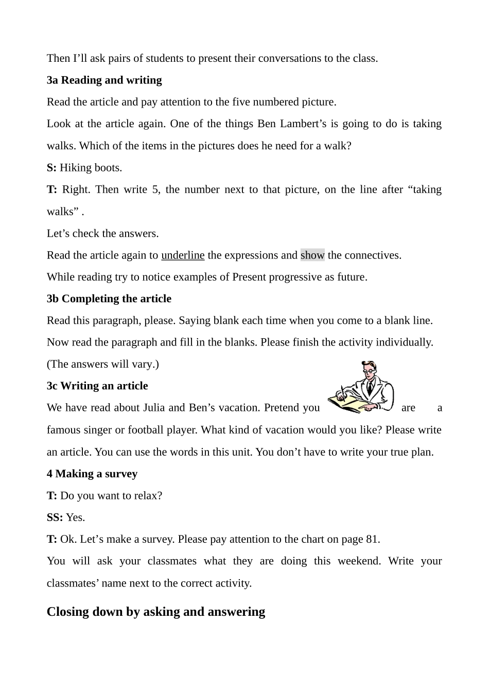 八年级英语Unit3 Section B新课标 人教版_第3页