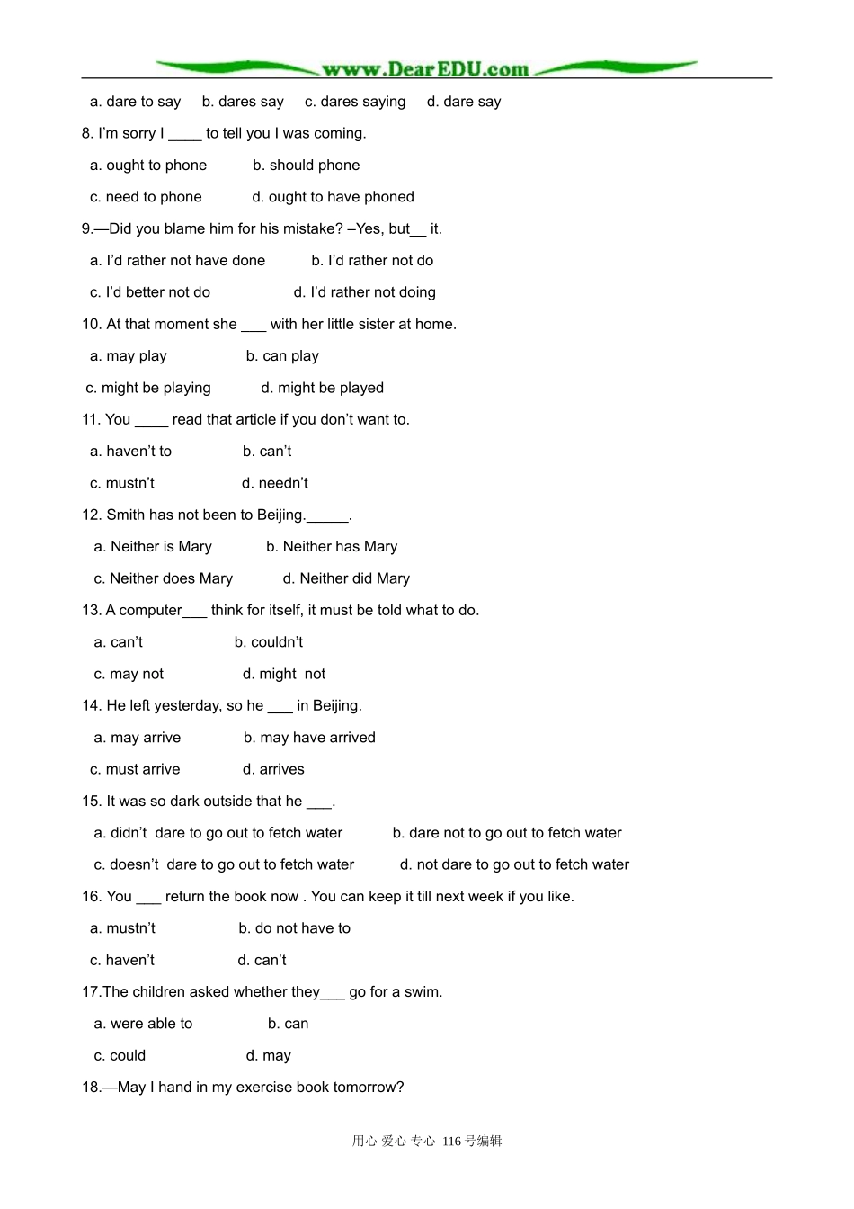 高中英语必修5Module2 Period3：Function――Making deduction about the past_第3页