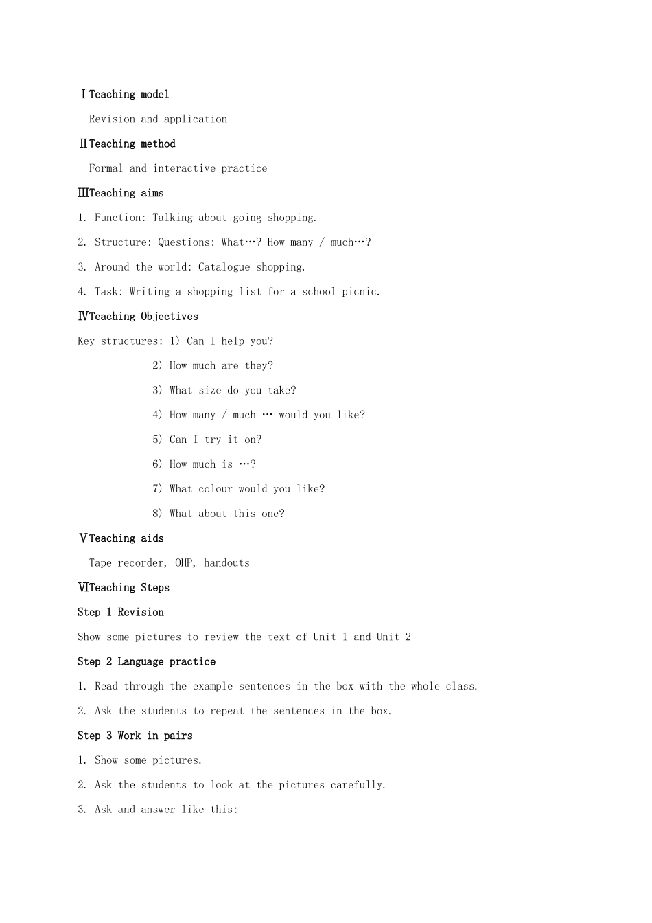 春七年级英语下册 Module 5 Unit 3 Language in use教案 （新版）外研版-（新版）外研版初中七年级下册英语教案_第2页