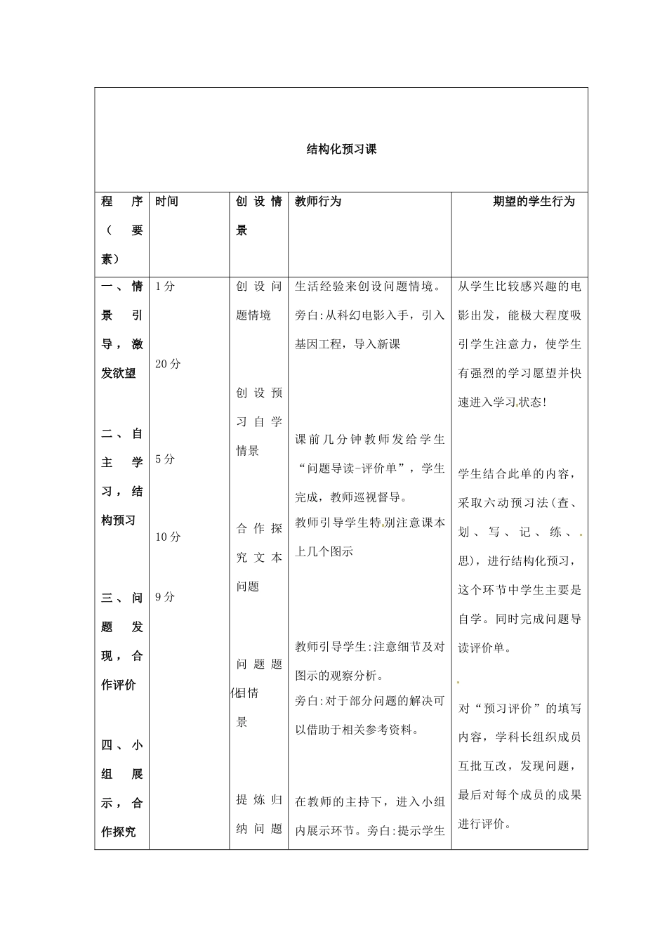 河南省新安县第一高级中学高中生物《遗传信息的携带者核酸》学习方案设计 新人教版必修1_第2页