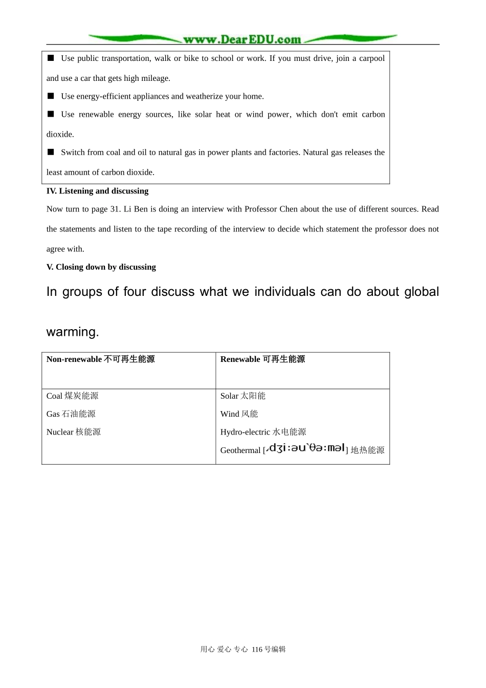高中英语Unit 4 Global warming Using language_第2页