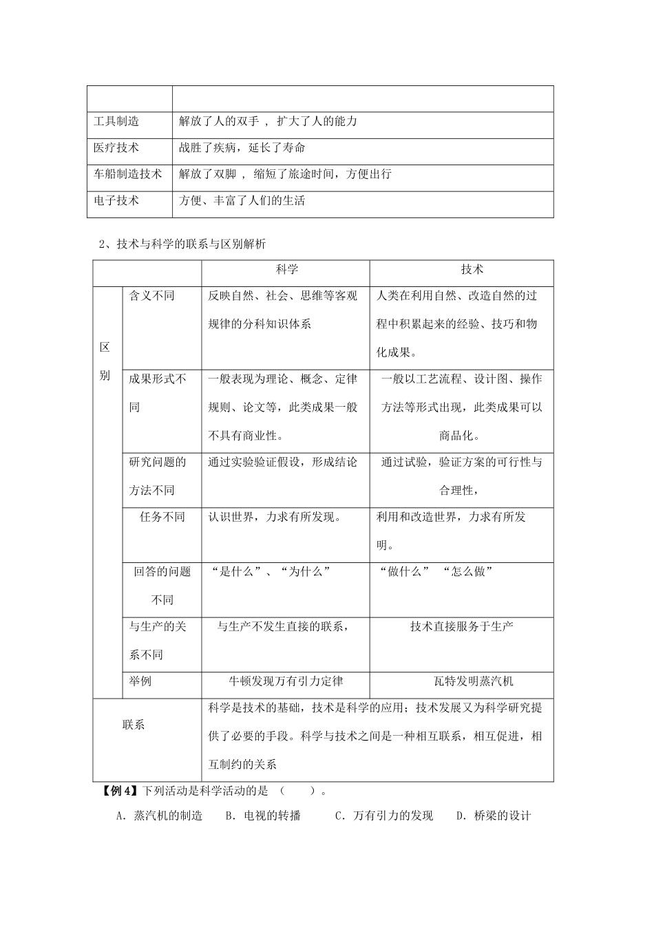 高考通用技术 《技术与设计1》复习指导教案1 必修_第2页