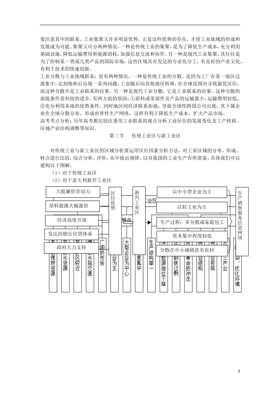 内蒙古赤峰二中高中地理 第四章第一节工业地域的形成与发展教案5 新人教版必修2_第3页