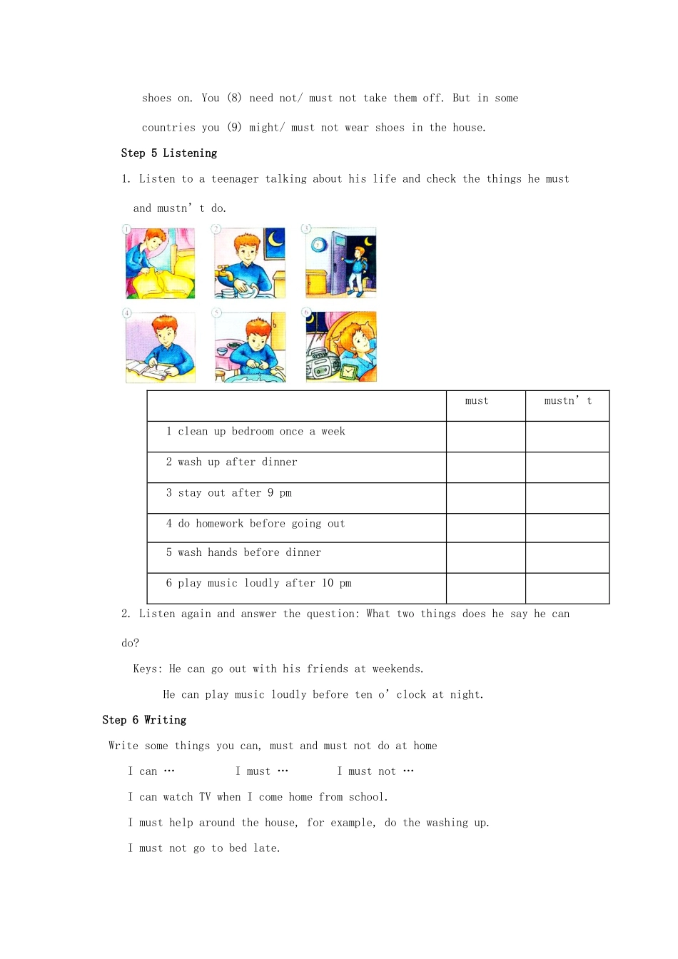 八年级英语上册 Module 11 Way of life Unit 3 Language in use教案 （新版）外研版-（新版）外研版初中八年级上册英语教案_第3页