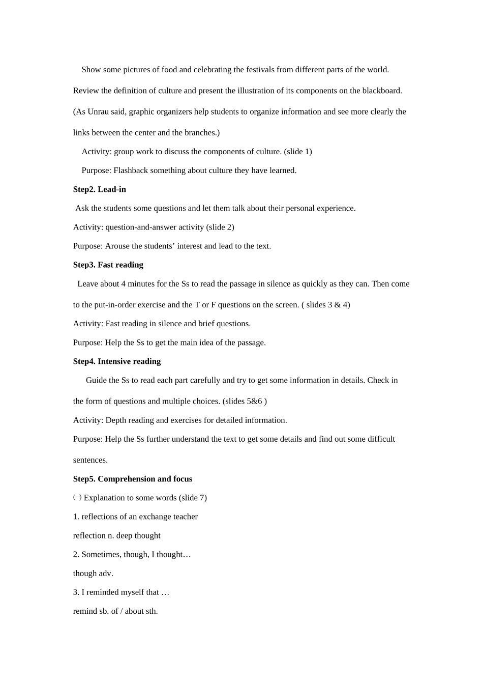 高二英语 Unit 6 Module 8 说课稿 冀教版_第3页