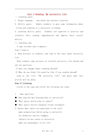 高中英语（模块11）Unit 4 Reading全英文教案 牛津版选修11